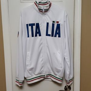 Italia zip up sweater Sz xl